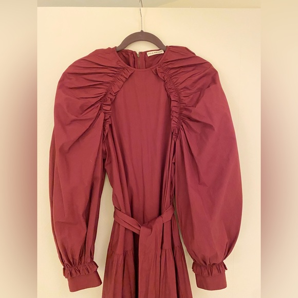 Ulla Johnson Gorgeous Puff Sleeve Tiered Ruffle Dress, Size 2 - Picture 7 of 13